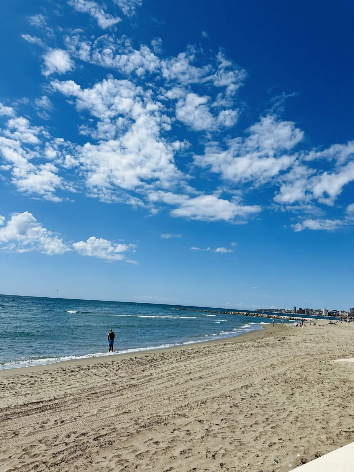 The beach at Malaga